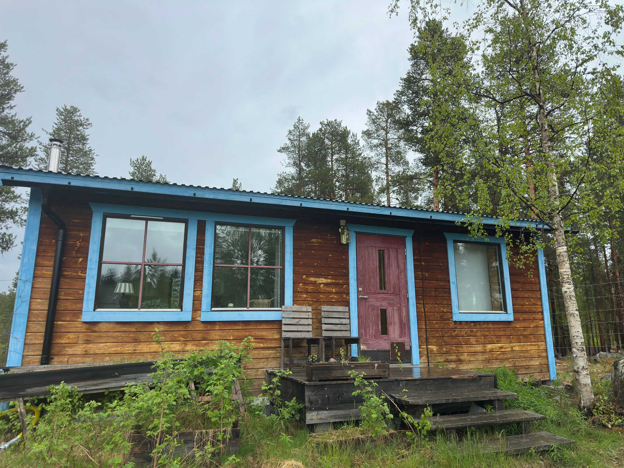 Image of the reindeer lodge in Skabram